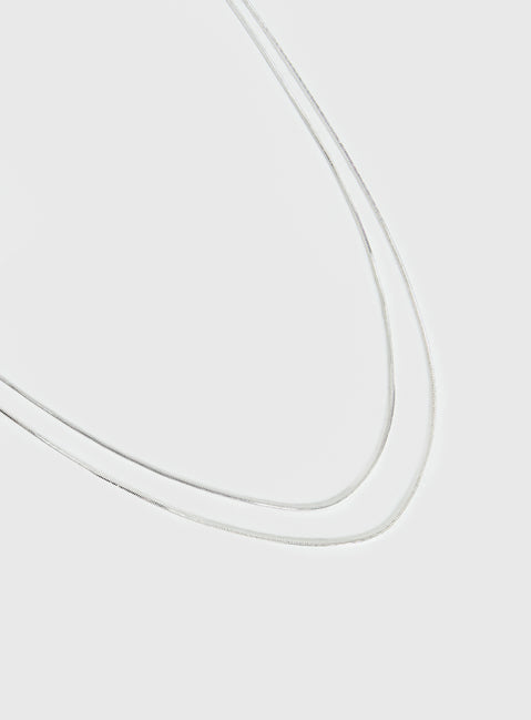 Dressed Up Dainty Chain Belt Silver