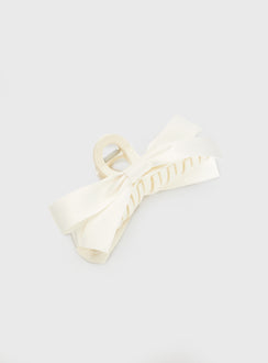 Hair clip with bow Claw clip