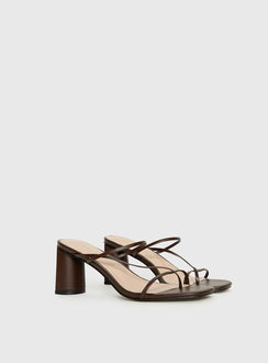 The Becka Heels Chocolate
