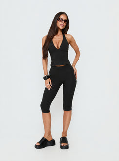 Power Hour Active Capri Leggings Black