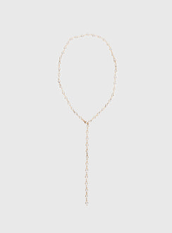 Elenita Long Necklace Gold