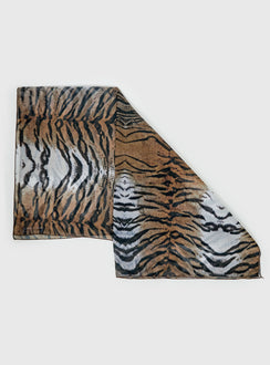 Nellie Chiffon Scarf Tiger