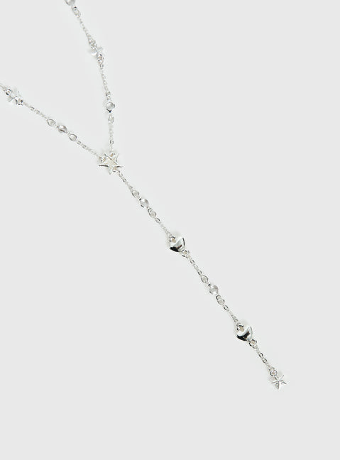 Sairah Y Necklace Silver