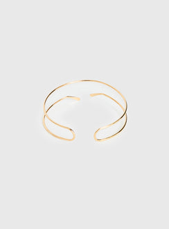 Through The Summer Arm Cuff Gold