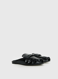 Hot Row Flat Loafers Black