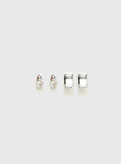 Zennie Earring Pack Silver