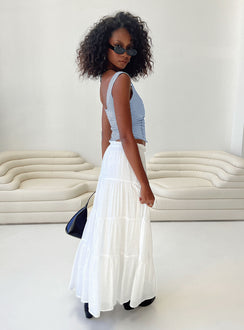 product Mya Maxi Skirt White Princess Polly  