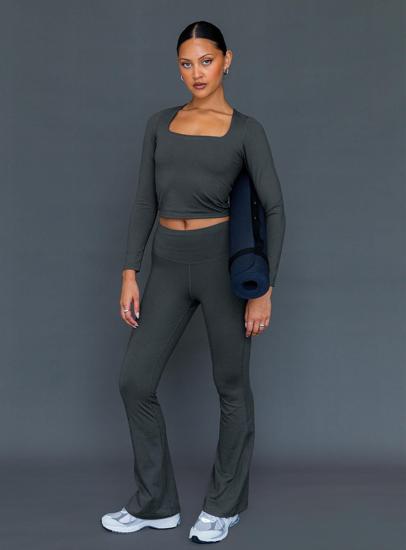 Grey yoga pants