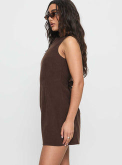 Alfalfa Corduroy Mini Dress Chocolate Tall