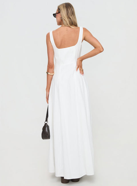 You Can Maxi Dress White