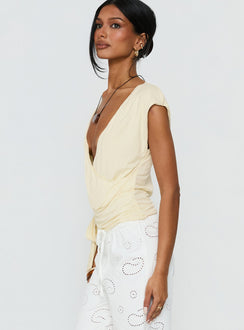 Clock Ticking Cinched Top Cream