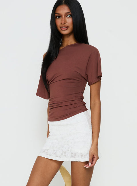 Seraphim Textured Skort White