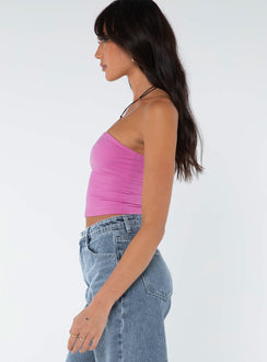 product Princess Polly Sleeveless Asymmetric Neckline  Tomlin Top Hot Pink