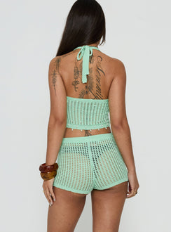 Next Level Knit Shorts Green