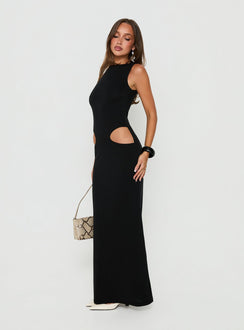 Camilah Cut Out Maxi Dress Black