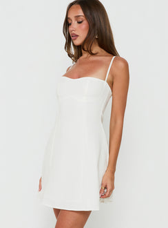 Easy To Love Mini Dress White