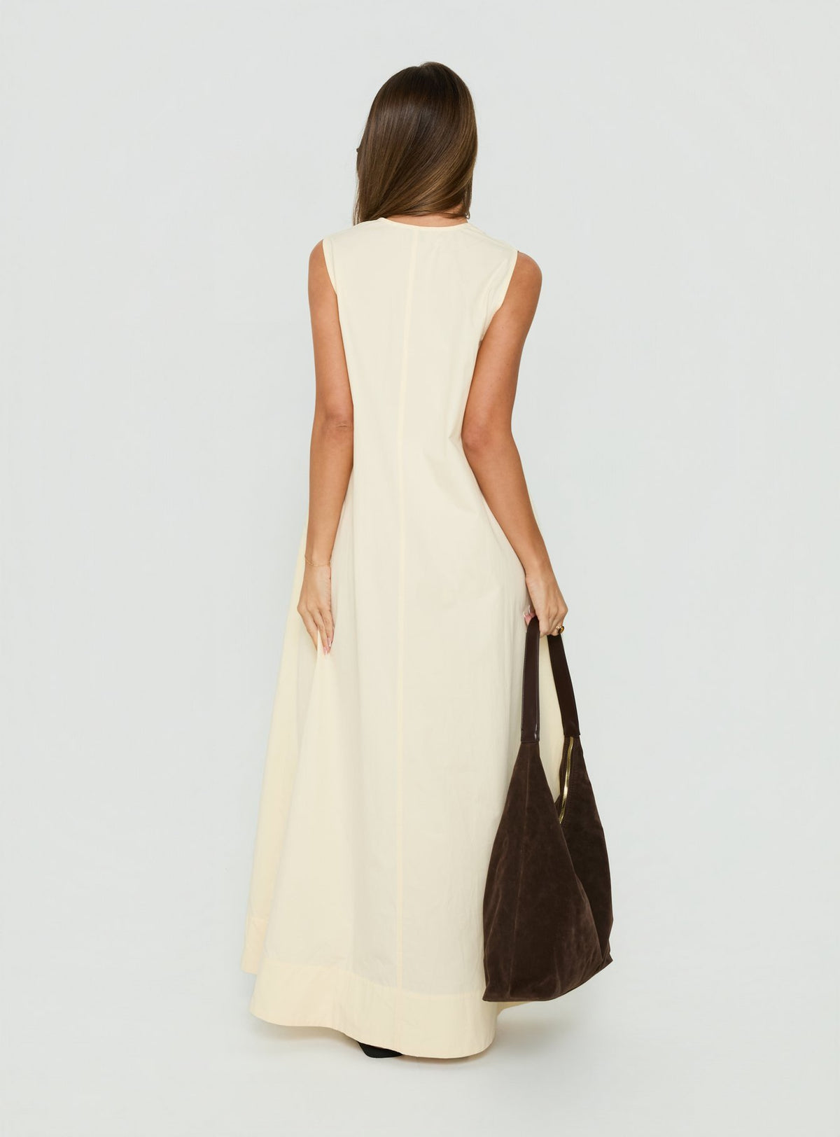 Eberta Ruched Maxi Dress Butter