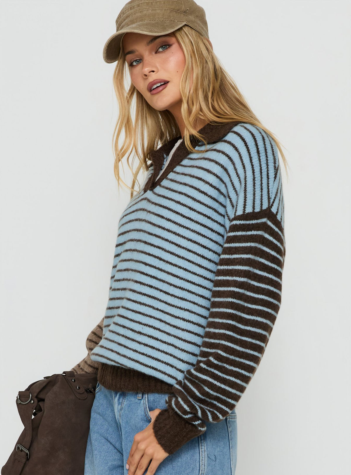 Maddelina Long Sleeve Rugby Top Multi Stripe