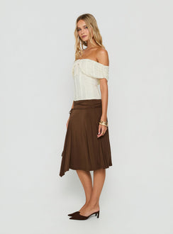 Colettie Short Sleeve Top Cream