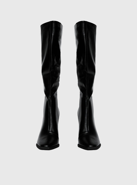 Keeley Boots Matte Black
