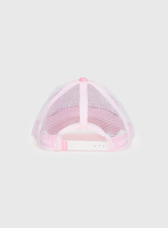Von Dutch Velvet Trucker Hat Pink