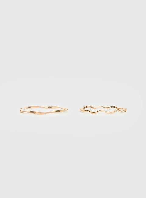 Jazzy Bracelet Pack Gold