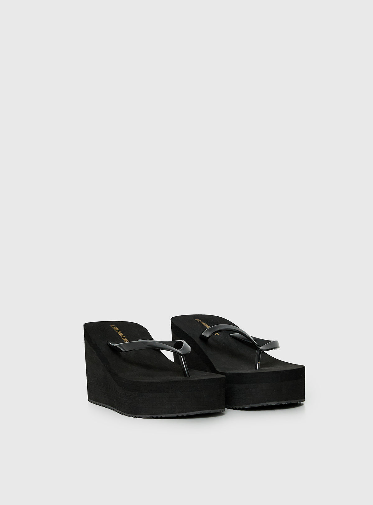 Next Sunday Thong Heel Black
