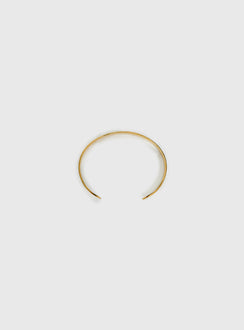 Bridgeta Gold Plated Cuff Bracelet Gold
