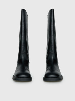 Madisson Knee High Boots Black