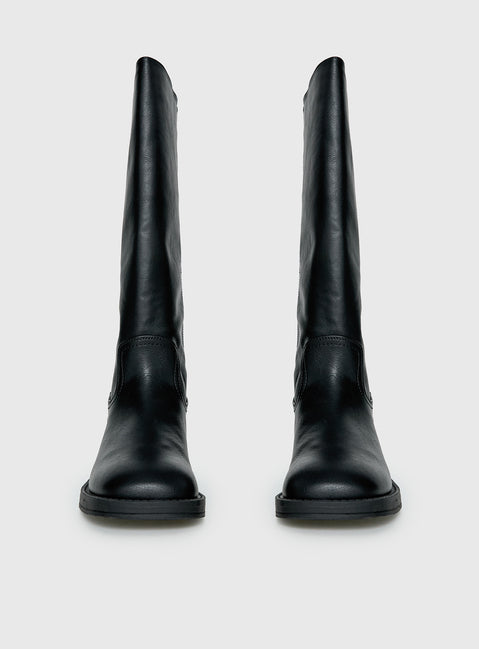 Madisson Knee High Boots Black