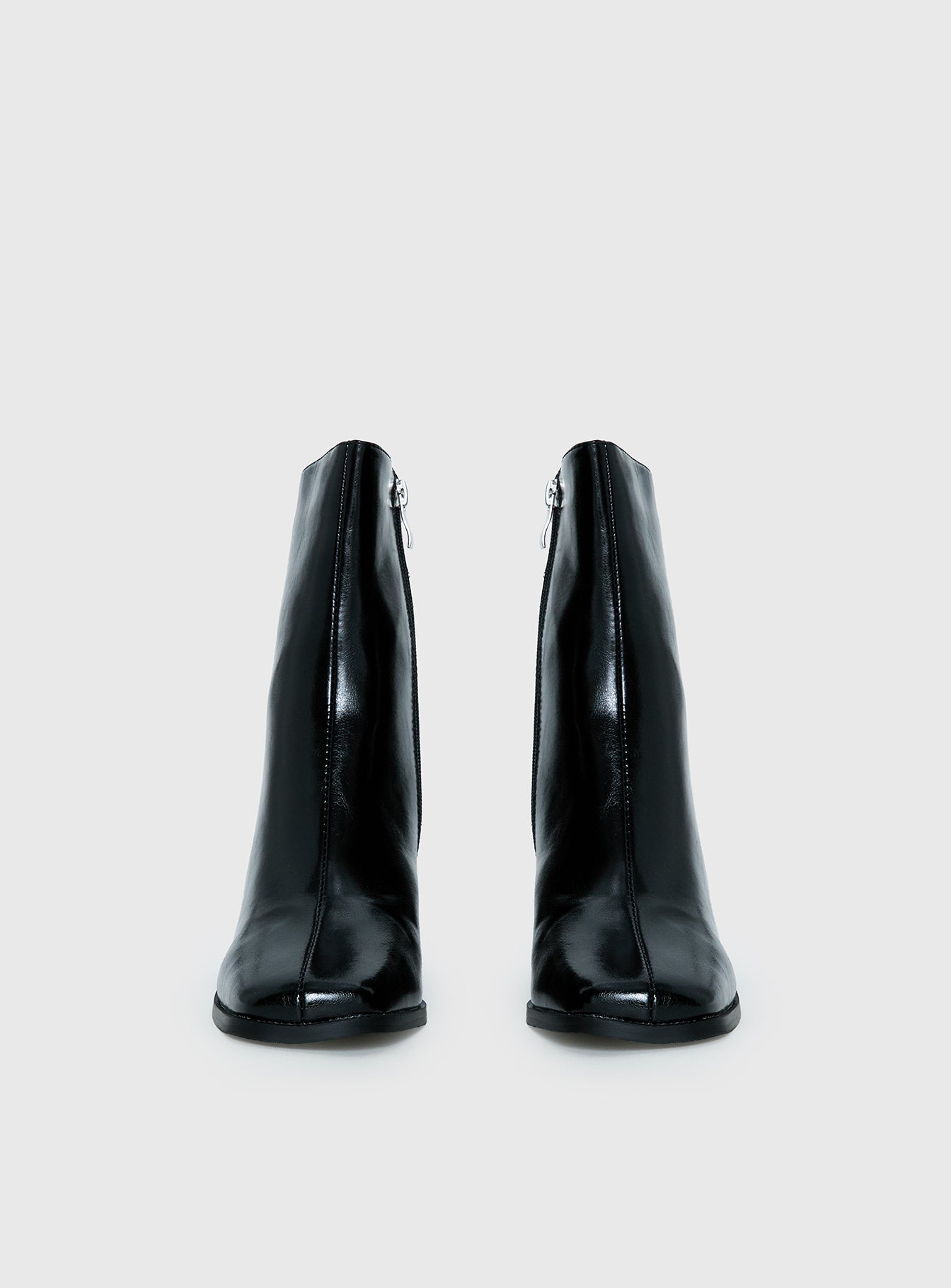 Zilah Heeled Ankle Boots Black