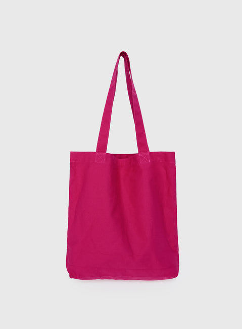 Return To Ibiza Tote Bag Pink