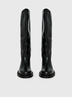 Lishaa Knee High Boots Black