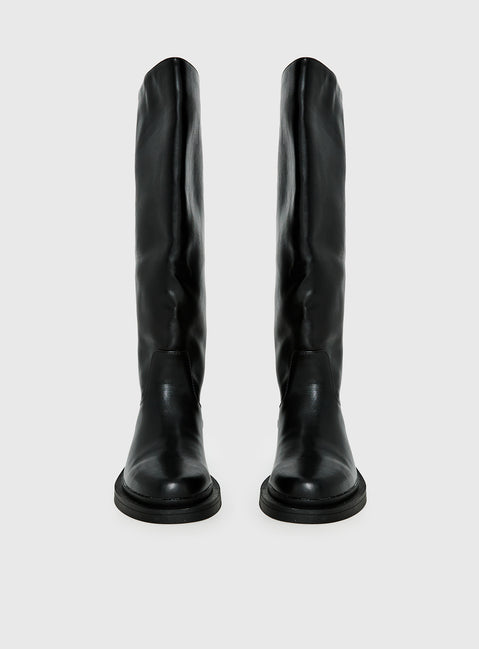 Lishaa Knee High Boots Black