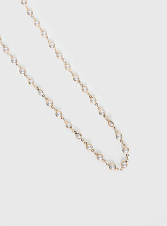 Elenita Long Necklace Gold