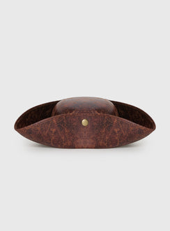 Night Spell Pirate Hat Brown