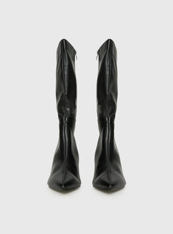Elodiee Knee High Boots Black