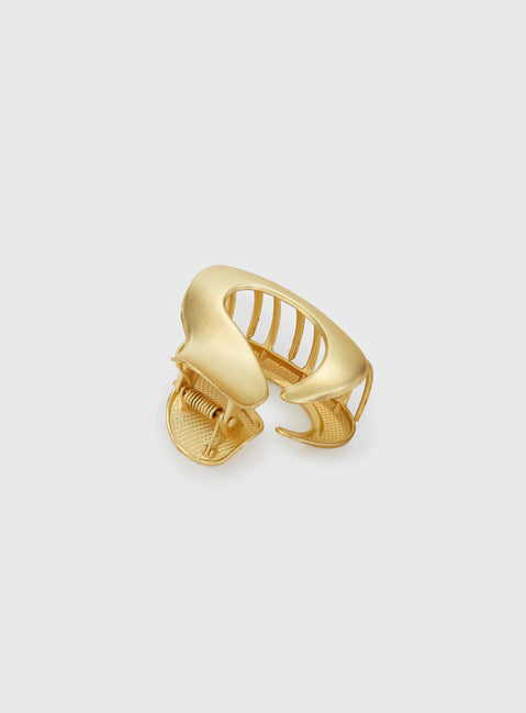 High Stakes Claw Clip Gold
