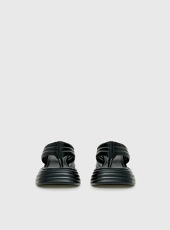 Therapy Flames Platform Sandals Black
