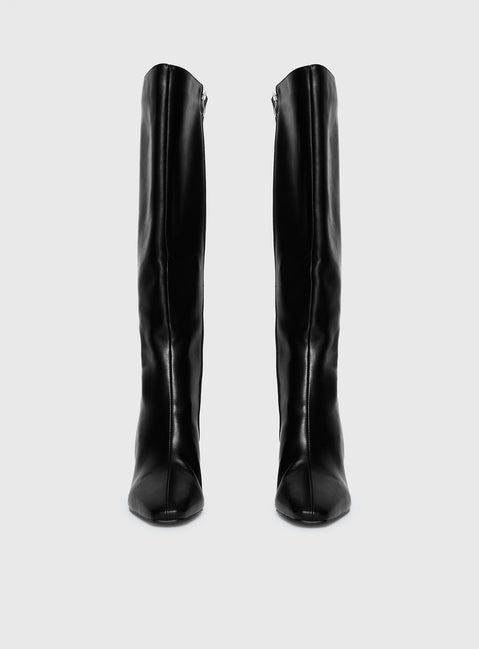 Sawyer Knee High Boots Black