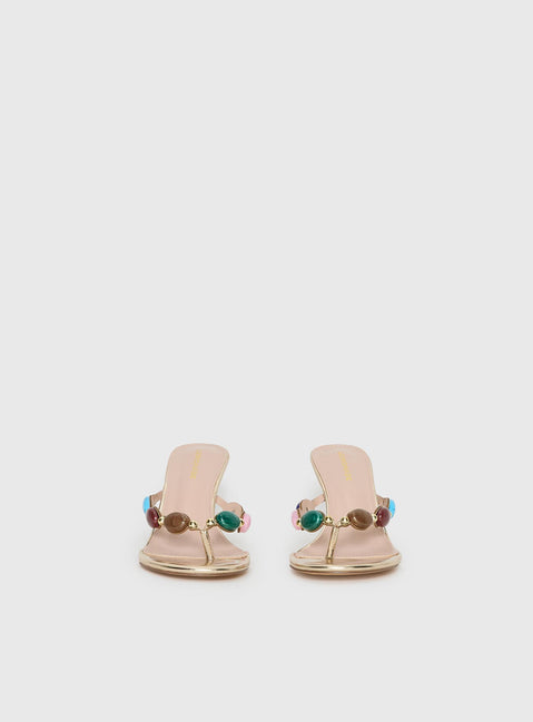Nina Bead Heels Multi