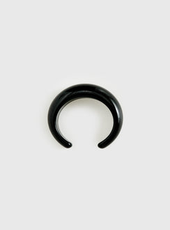 Keera Resin Cuff Black