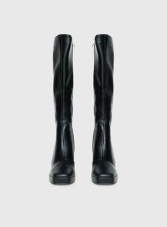 Montgomery Boots Matte Black