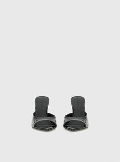 Let Love In Peep Toe Heels Black