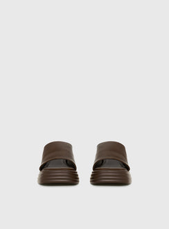 Therapy Flaunt Platform Sandals Brown
