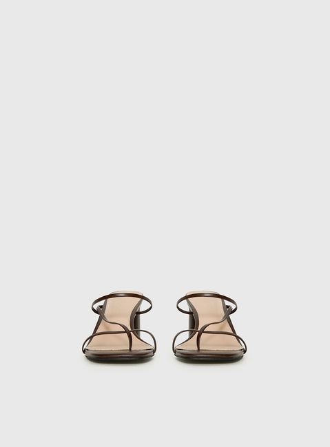 The Becka Heels Chocolate