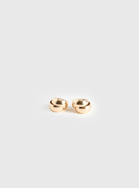 Beck And Call Earrings Gold