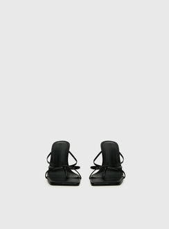 Evena Strappy Heels Black