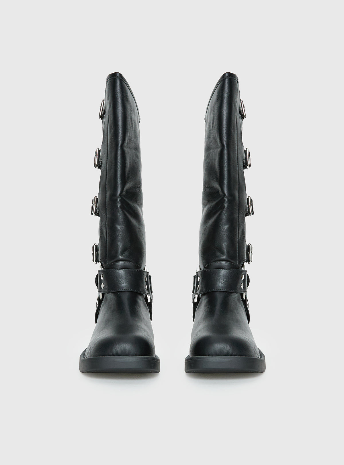 Buckle Down Boots Black