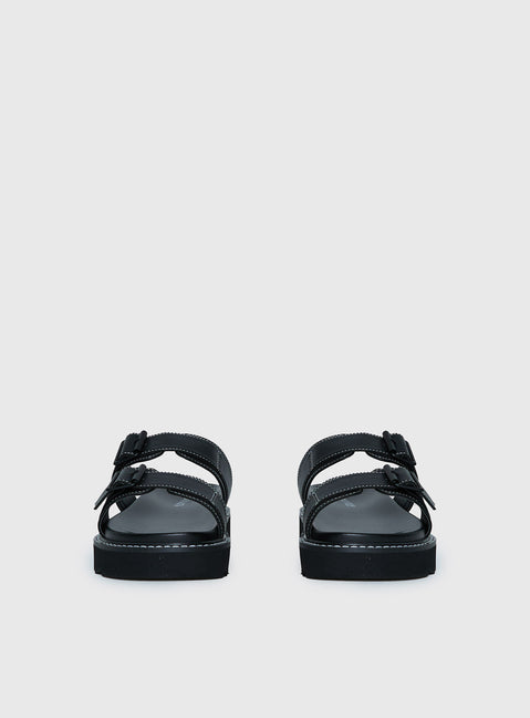Ma Belle Sandals Contrast Stitch